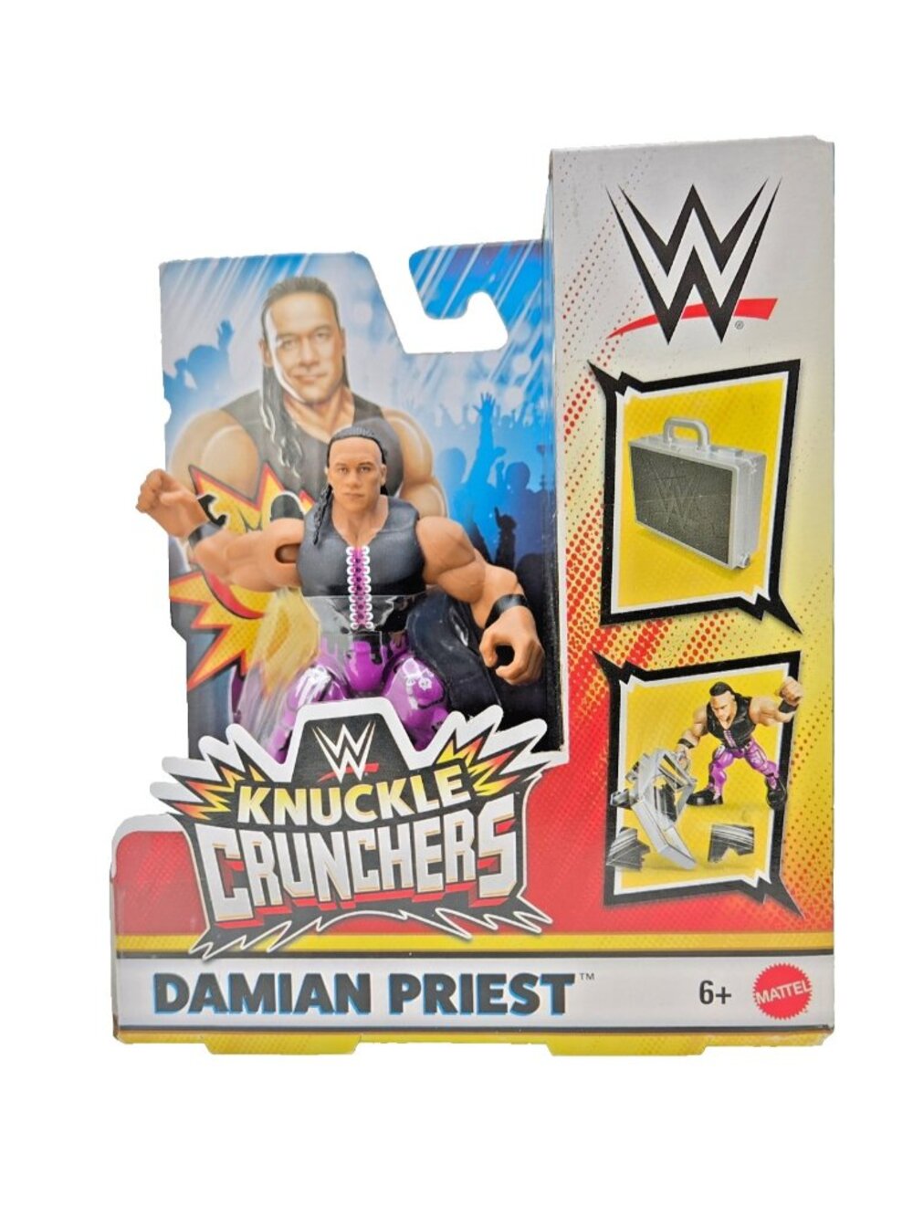 Knuckle Crunchers Damian Priest WWE Collectible Figure Toy New Sealed